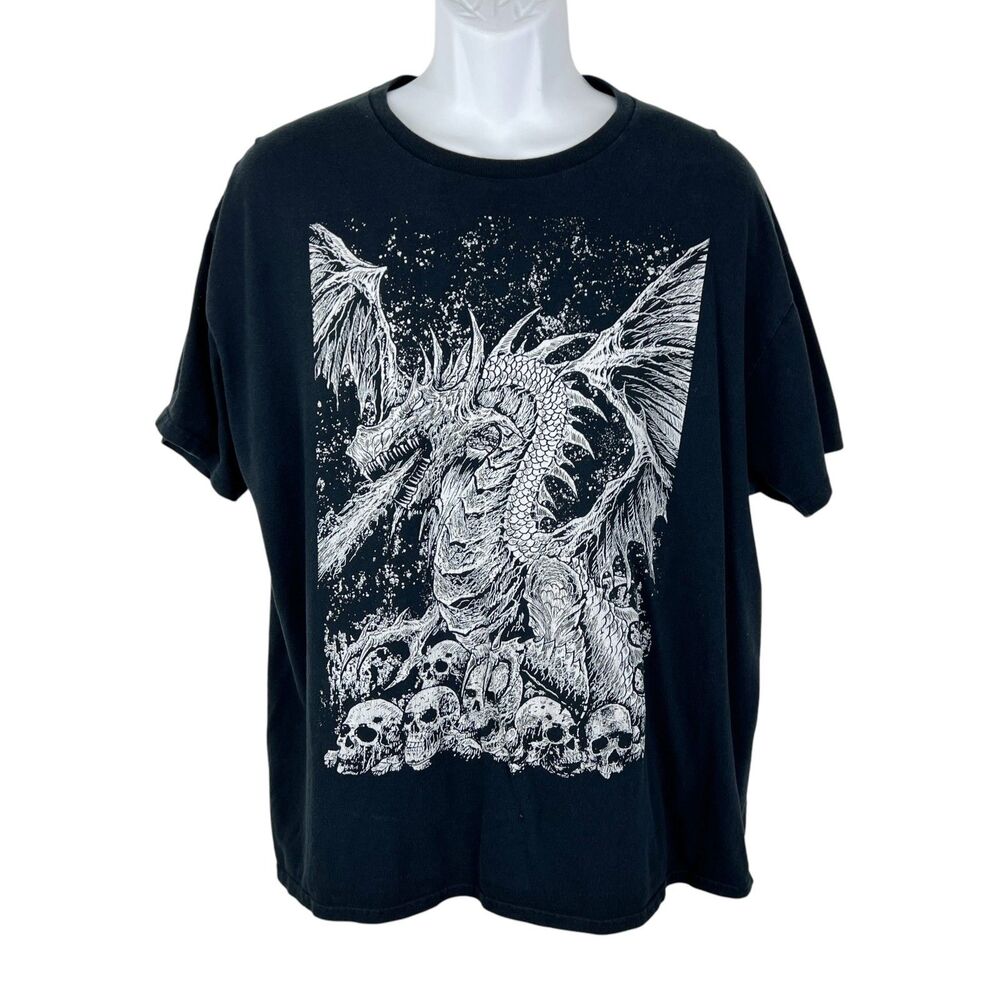 Vampire Freaks Shirt Men Extra Large Black Graphic Casual Tee